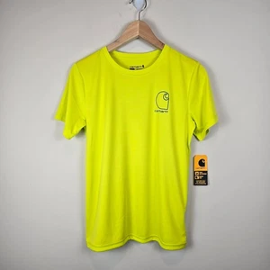 Carhartt Kids Force Sun Defender Short Sleeve T-Shirt Sz M/10-12 EveningPrimrose - Picture 1 of 3