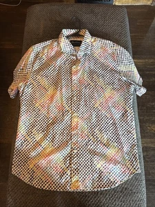 Robert Graham Bunt Abstrakt Modern Americana Herren XXL 2XL Button Down - Bild 1 von 9