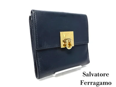 Ferragamo folding wallet black Authentic - Image 1 of 4