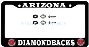 Marco de matrícula de acero inoxidable letras de vinilo PARA ARIZONA DIAMONDBACKS - Imagen 1 de 4