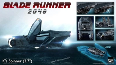 ThreeZero 1/18 Scale Blade Runner 2049 Spinner Car Diecast 3Z0688 - Image 1 of 4