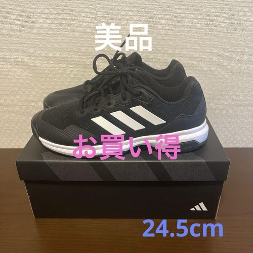 Adidas Gamecourt 2 Sneakers Uomo Nero Bianco Taglia 6.5 US Usate