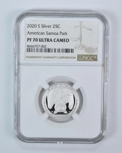 2020-S Washington Quarter ATB Silver American Samoa PF70 UCAM NGC *3524 - Picture 1 of 5