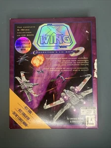 1994 Star Wars X-Wing Collector's CD-Rom vintage PC computer game See Pictures - Picture 1 of 5