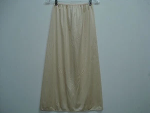 NWT USA Made Nancy King Lingerie 32" Skirt Half Slip Size Small Beige #324N - Picture 1 of 2