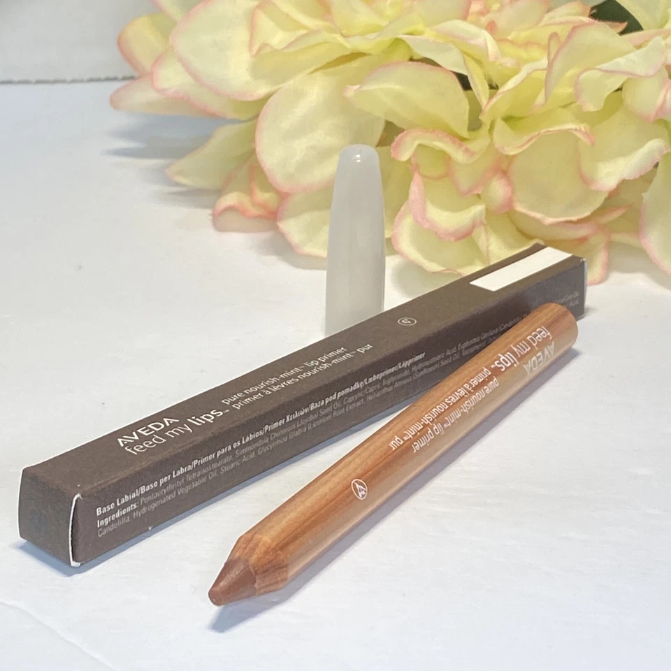 Aveda Feed My Lips Pure Nourish-Mint - Colorless Lip Primer - NIB Free Shipping - Image 1 of 1