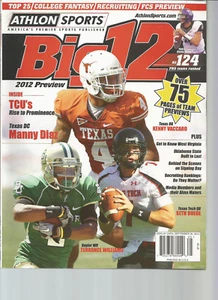 ATHLON SPORTS BIG 12 MAGAZINE 2012 PREVIEW SEPTEMBER 2012 VOL.17 - Picture 1 of 1
