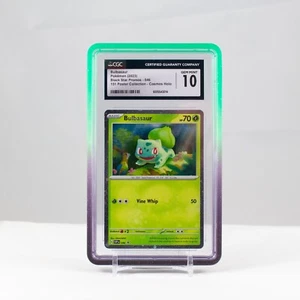 Pokemon Bulbasaur Cosmos Holo #46 Pokemon 151 Promo - CGC 10 Gem Mint - Picture 1 of 4
