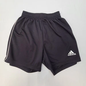 Adidas Shorts Boys Small Black Climacool Athletic Training Casual Gym Youth - Picture 1 of 11