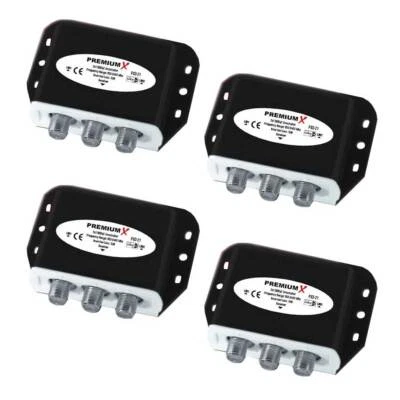 4x DiSEqC Schalter 2/1 SAT Umschalter Satellitenweiche Switch Verteiler Splitter - Bild 1 von 4