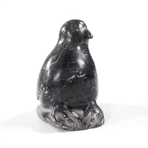 Vintage Inuit Stone Carving Sculpture Bird Owl Soapstone 1lb 14oz  Signed - Picture 1 of 13