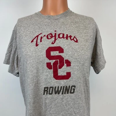 Camiseta USC Trojans Remo Crew NCAA College Gris Talla M Foto 1 de 4