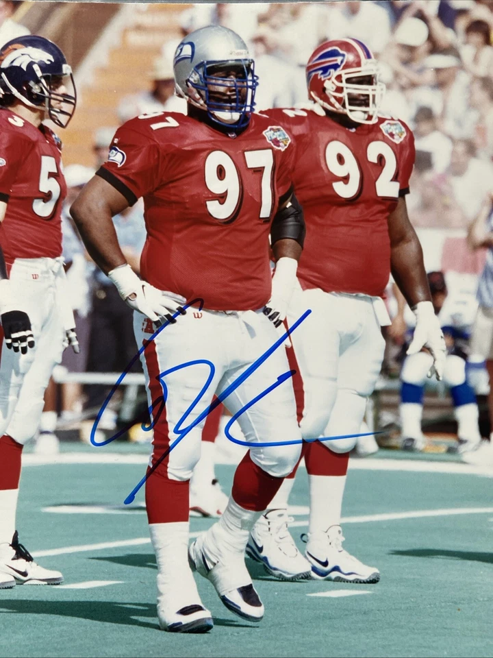 Cortez Kennedy 8X10 Autographed Photo Seattle Seahawks Picture Signed HOF - Image 1 of 1