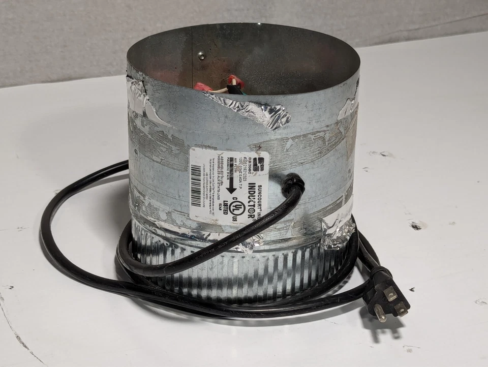 Ventilador amplificador de aire por conducto en línea Suncourt DB206C, 120VAC, 60Hz, 0.4A como en la foto Foto 1 de 4