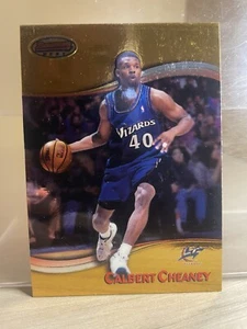 1998-99 Bowman's Best Washington Wizards Basketball Card #62 Calbert Cheaney - Picture 1 of 2