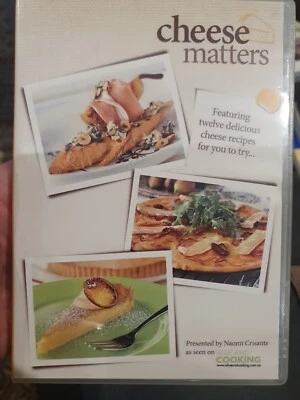 CHEESE MATTERS RARE DVD TV SERIES DOCUMENTARY NAOMI CRISANTE ALIVE AND COOKING  - image 1 of 3