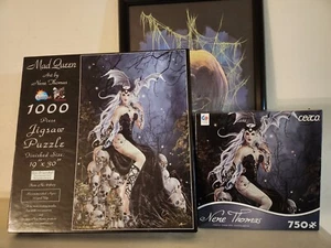 Mad Queen Gothic Goddess Nene Thomas Fantasy New 750 + 1000 Piece Puzzle Lot - Picture 1 of 1