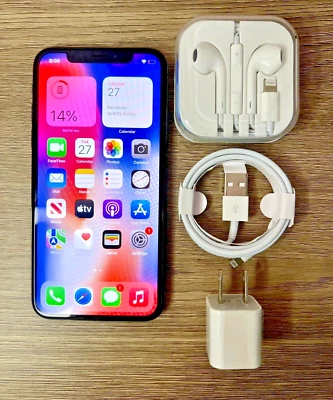 Apple iPhone X cinza espacial - 64GB - Desbloqueado de fábrica - Bom - Imagem 1 de 4