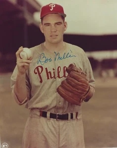 Bob Miller Autographed Signed 8x10 Photo - MLB Phillies Whiz Kids - w/COA - Picture 1 of 1