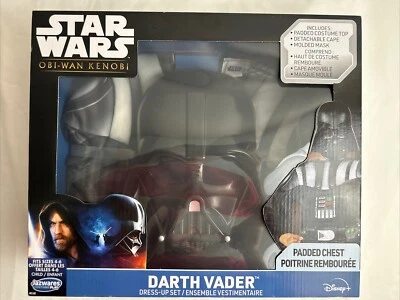 Star Wars Darth Vader Dress Up Child Set Sz 4-6 Padded Top,Detach Cape, and Mask - Image 1 of 4