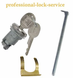 Pontiac Ventura II 71-77 Trunk Boot Key Lock Cylinder Tumbler Barrel 2 Keys - Picture 1 of 1