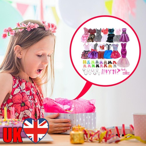 VETEMENTS Set Vestito Bambole Regalo Migliora Abilità Estetiche per Bambino Bambino (39pz)