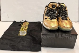Li-Ning WOW2 Encore Goldrush ABAJ003-12 Gold/Schwarz Herren Größe 11,5 Schuhe n3 - Bild 1 von 5