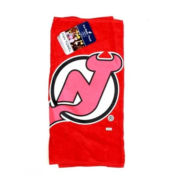 New Jersey Devils Fan Rally Toalla NHL Hockey Oficial 15"X18" Equipo Color Nuevo Foto 1 de 1