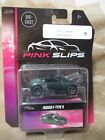 Jada Toys Pink Slips Jaguar F-Type R in Dk Green 1/63  diecast w/Rubber Tires