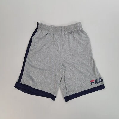 Шорты FILA для мальчиков очень большие серые комфортные повседневные для улицы детей старшего возраста - Изображение 1 из 4