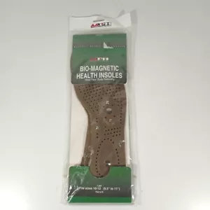 AAPH Shoe Insoles Magnetic Acupressure Massage Foot Therapy Fits Sz 10 to 12 - Picture 1 of 5