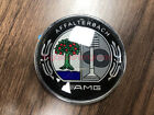 Front AMG Emblem Color Apple Tree Flat Hood Badge FOR Mercedes Affalterbach Mercedes-Benz a-class