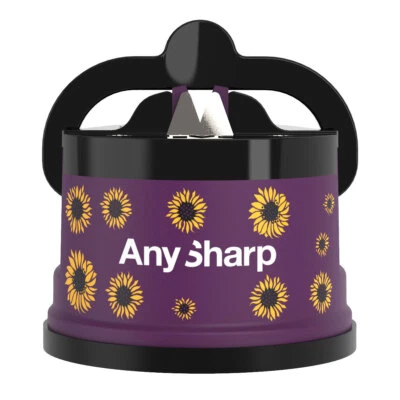 AnySharp Classic Messerschärfer Violett Sonnenblumen - Bild 1 von 4
