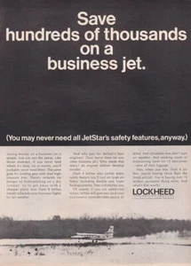 1968Lockheed Jetstar Aircraft annuncio 2/16/2023g - Foto 1 di 1