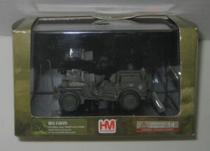 Hobby Master 1/48 HG1609 WWII US Willys Jeep Mort Aux Cons 52nd French Armored - Picture 1 of 3