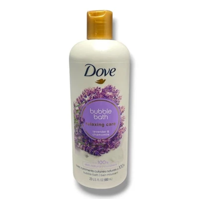 Baño de burbujas Dove cuidado relajante lavanda y manzanilla 23 fl. oz./680 ml nuevo Foto 1 de 2