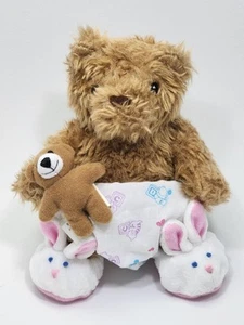 Pantofole coniglietto orsacchiotto rosa Build-A-Bear 2004 Hasbro - Foto 1 di 9