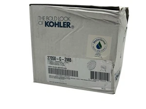 Kohler Occasion in Moderne Brass 1.75 GPM 1-Function Shower Head K-27050-G-2MB - Picture 1 of 3