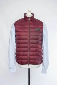 Gilet Barbour Trourer canna gilet piumino trapuntato bordeaux taglia M - Foto 1 di 9