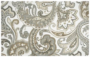 3x5 Rizzy Rugs Beige Paisley Bulbs Leaves Floral Door Mat SK326A - Aprx 3' x 5' - Picture 1 of 3