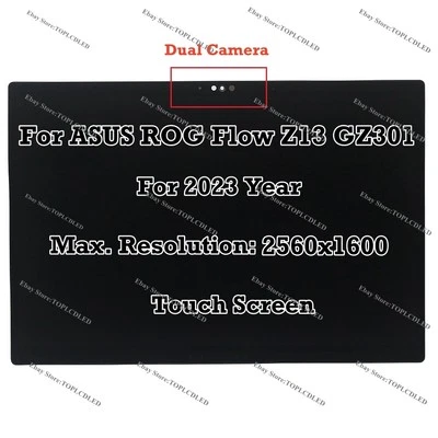 13" For ASUS ROG Flow Z13 (2023) GZ301VV WQHD LCD Screen Assembly Touch Panel - Image 1 of 4