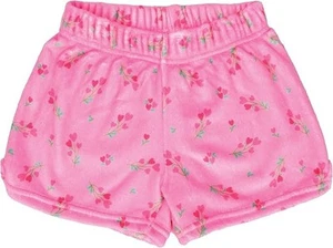 iscream 3472 Kid Girls' Silky Soft Plush Fleece Shorts--Sweet Pink - Picture 1 of 5