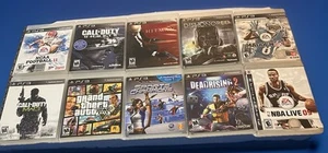 PS3 Lot Of 10 Games Mixed Lot -some With ￼ Manuals - Picture 1 of 3