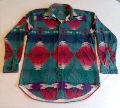 Vintage WOOLRICH Men's Button Aztek Southwest Hunting Shirt - Size Adult Large - Image 1 of 4