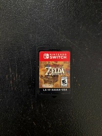 The Legend of Zelda: Breath of the Wild Nintendo Switch game Cartridge Only