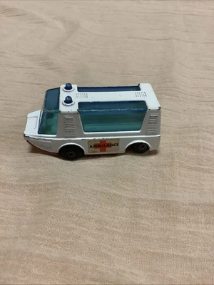 Ambulancia Matchbox Superfast Lesney 1971 Vintage No.46 Stretcha Fetcha Foto 1 de 4