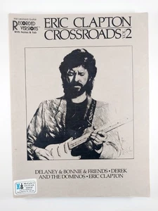 Eric Clapton : Crossroads Vol. 2 with Notes and Tab - Hal Leonard (1989, TPB) - Picture 1 of 3