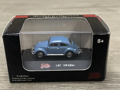 Malibu International 1/87 Scale Display Case Volkswagen VW Kafer Lt Blue - NIB - Image 1 of 4
