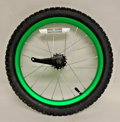 16" Rear Bicycle Wheel with 1.95" Tire For BMX Kids Bike NWOB Minor Scratches - Image 1 of 4