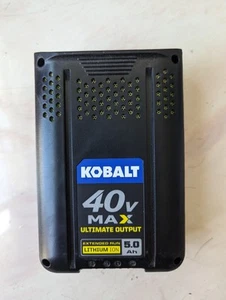 Genuine Kobalt 40V MAX EXTENDED RUN 5.0Ah Li-Ion Battery 540c-06 5.0 OEM  USED - Picture 1 of 4